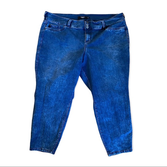 TORRID JEGGING - MEDIUM ACID WASH Size 28 - Picture 2 of 8